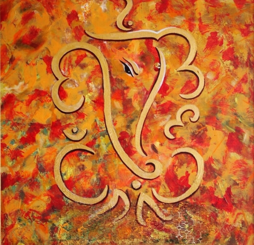 Ganesha by Artist Aruna Chagarlamudi (Aruna's Art Studio)